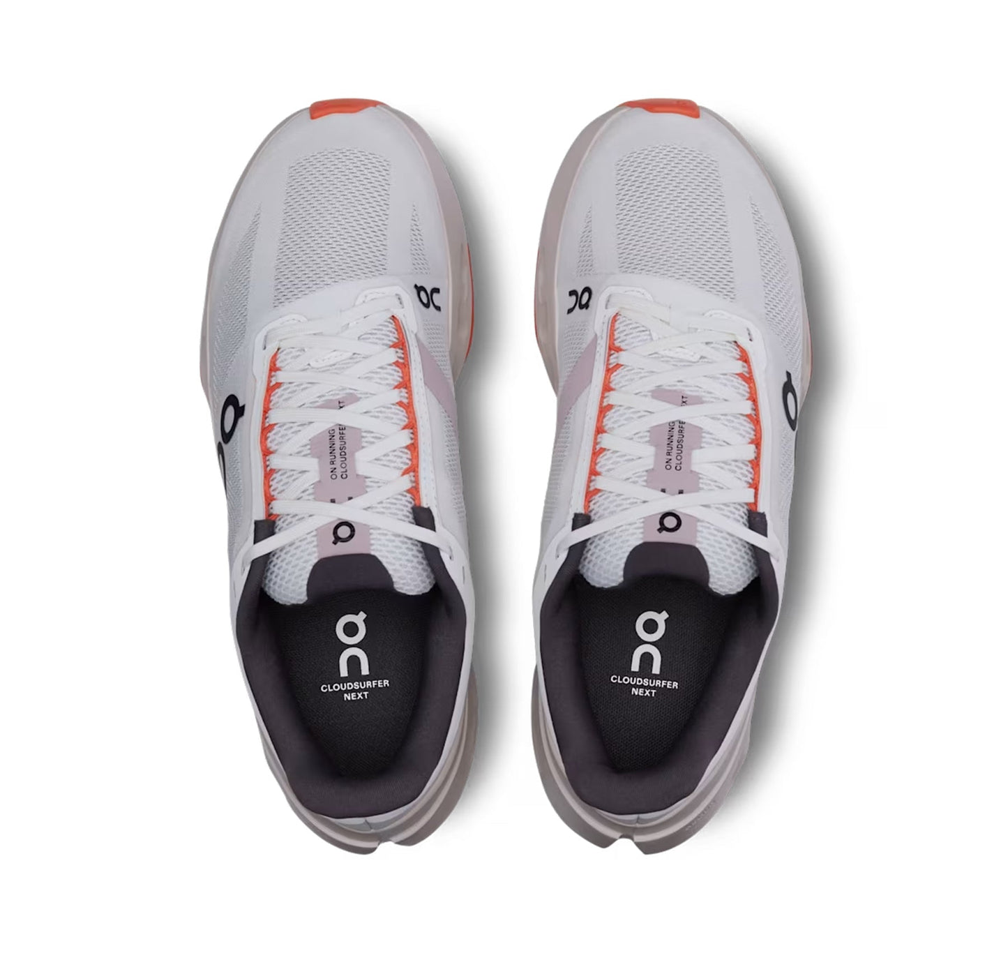 ON Women's Cloudsurfer Next White/Flame